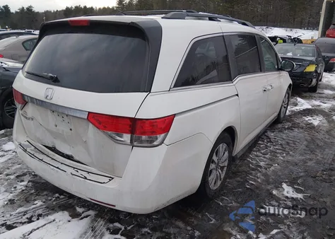 2015 Honda Odyssey Ex-L z USA, uszkodzony, nr VIN 5FNRL5H63FB086533